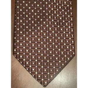 Eagle Brown Purple Hand Made 100% Silk Men’s Neck Tie Made In China